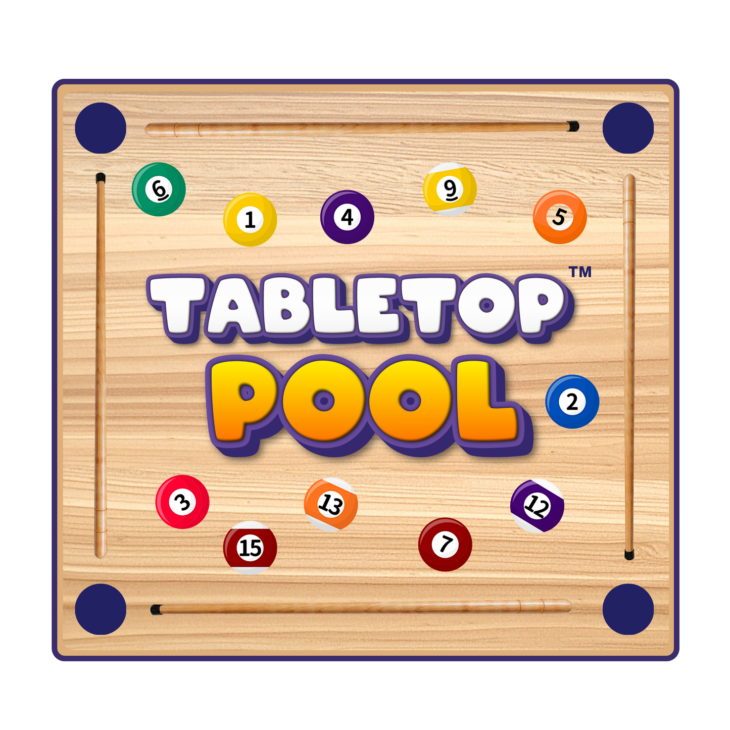 Table Top Pool Game (Full Set)