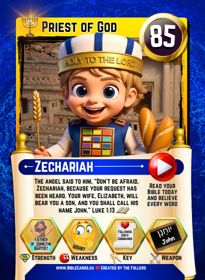 Generations Edition Bible Cards - Pack of 29 Trading Cards