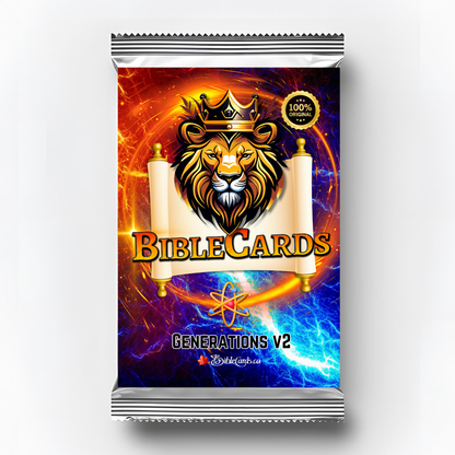 Generations Edition Bible Cards - Pack of 29 Trading Cards