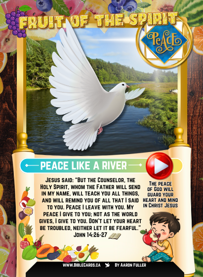 Fruit of The Spirit Edition Bible Cards - Pack of 29 Trading Cards