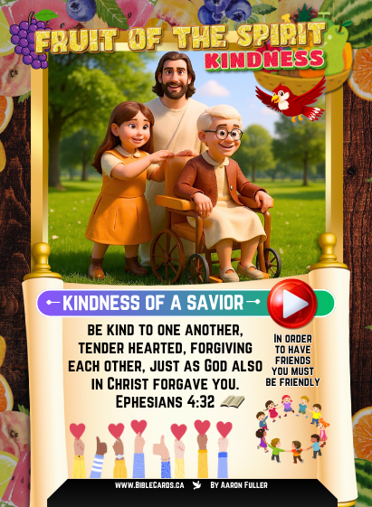 Fruit of The Spirit Edition Bible Cards - Pack of 29 Trading Cards