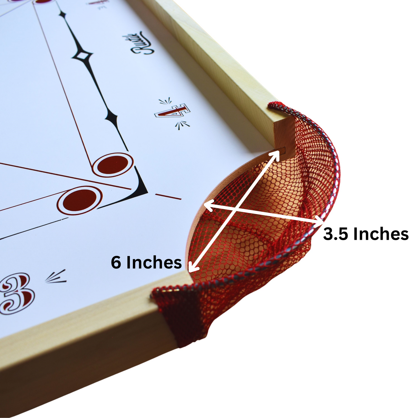 American Style - Carrom Board for Beginners - Comes with Carrom Men, Striker, Sliding Powder, Rules and optional Cues and 12 Inch Lazy Susan