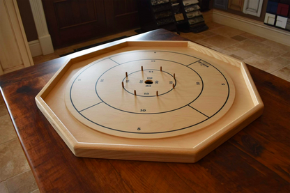 The Gold Standard - Traditional Crokinole Board Game Set - Carrom Canada