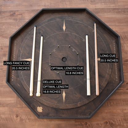 Deluxe Wooden Crokinole Cue (20.5 Inches) - Carrom Canada